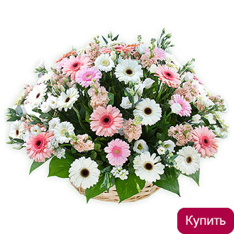 Корзина цветов Весенние мечты